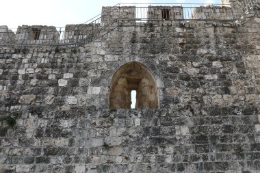 Haçlılar İsrail eski kale kalıntıları 