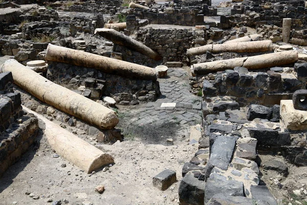 Las Ruinas Antigua Fortaleza Los Cruzados Israel — Foto de Stock