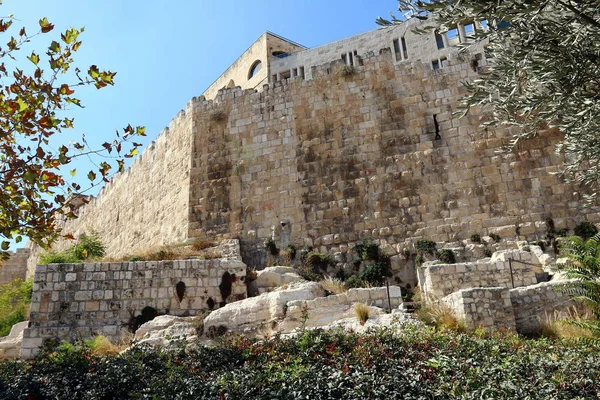 Ruins Ancient Fortress Crusaders Israel — Stock Photo, Image