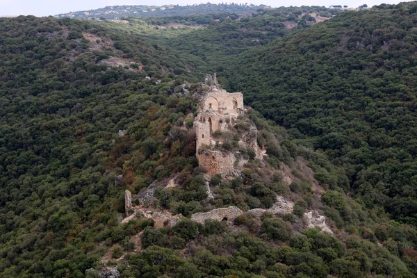 Ruins Ancient Fortress Crusaders Israel — Stock Photo, Image