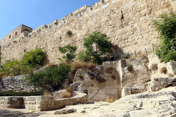 Ruïnes Van Het Oude Fort Van Kruisvaarders Israël — Stockfoto