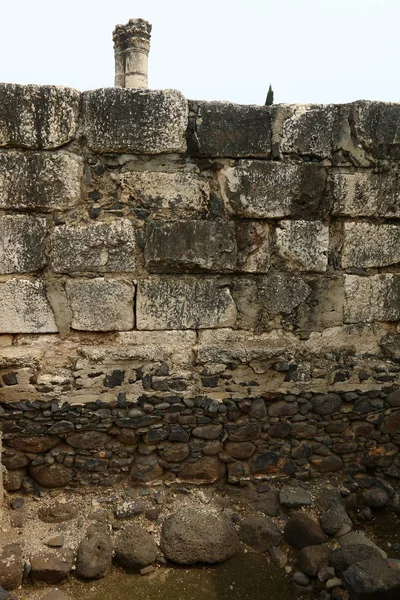 Les Ruines Ancienne Forteresse Des Croisés Israël — Photo