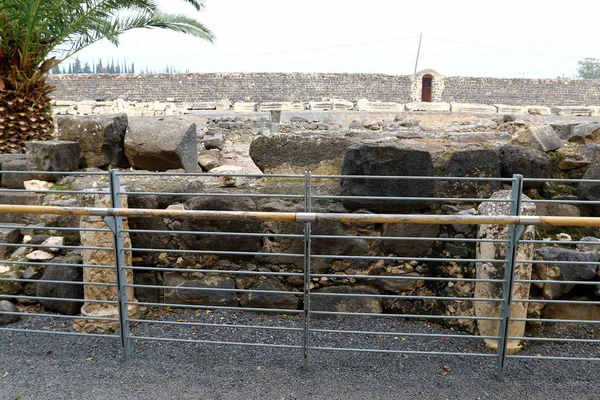 イスラエルにおける十字軍の古代の要塞の遺跡 — ストック写真