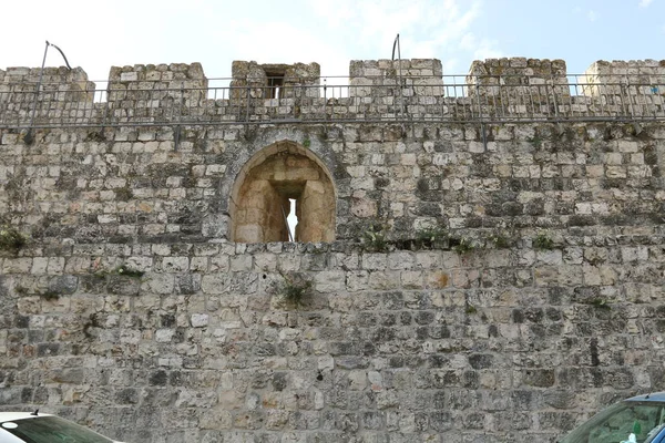 Ruins Ancient Fortress Crusaders Israel — Stock Photo, Image