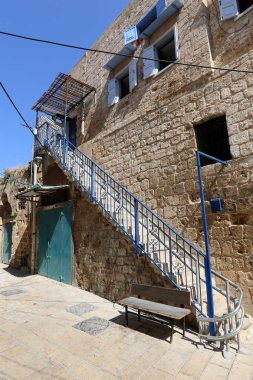 Eski kasaba Acre Akdeniz kıyısında, İsrail'in Kuzey Limanı 