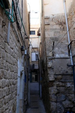 Eski kasaba Acre Akdeniz kıyısında, İsrail'in Kuzey Limanı 