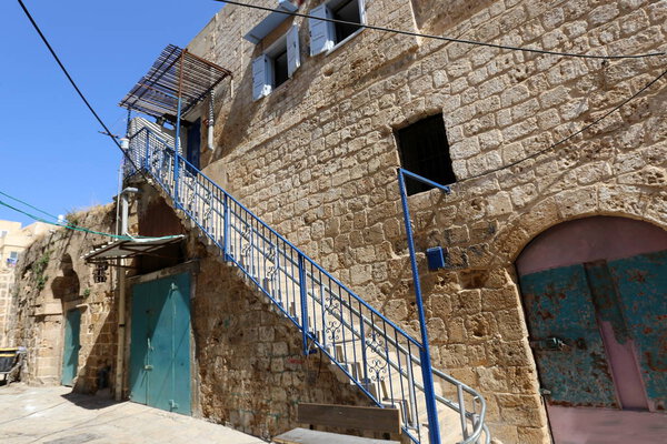 The old town of Acre on the Mediterranean coast, the seaport in the north of Israel 