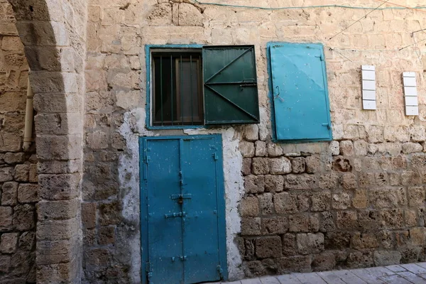 Old Town Acre Mediterranean Coast Seaport North Israel — Stock Photo, Image