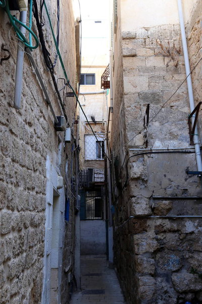 The old town of Acre on the Mediterranean coast, the seaport in the north of Israel 