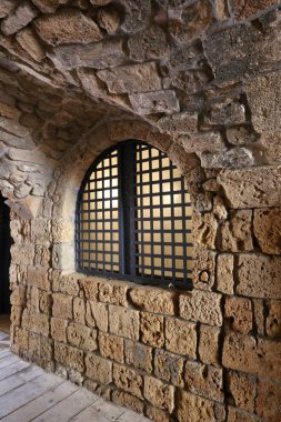 Eski kasaba Acre Akdeniz kıyısında, İsrail'in Kuzey Limanı 