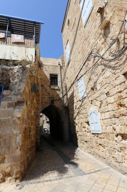 Eski kasaba Acre Akdeniz kıyısında, İsrail'in Kuzey Limanı 