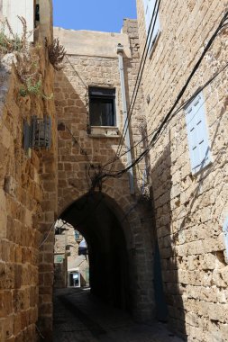 Eski kasaba Acre Akdeniz kıyısında, İsrail'in Kuzey Limanı 