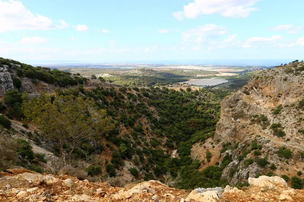 Mountain Landscape Western Galilee North Israel — Stock Photo, Image