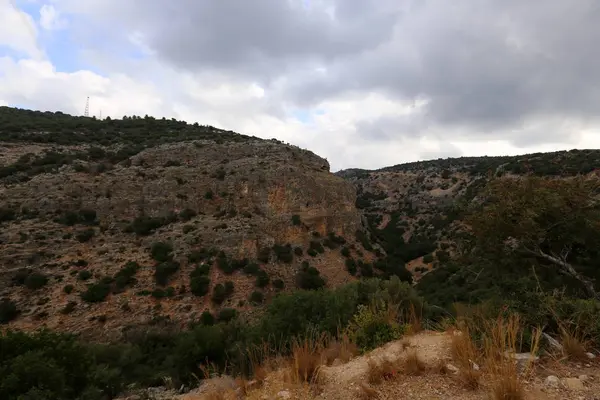 イスラエル共和国の北で西ガリラヤの山の風景 — ストック写真