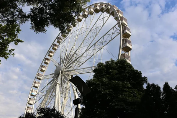 Roue Est Utilisée Pour Transport Marchandises Dans Divers Mécanismes Outils — Photo