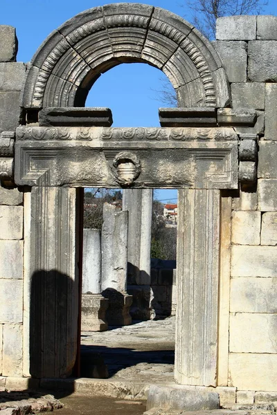 Taş Doku Kayalar Eski Taş Binalar — Stok fotoğraf