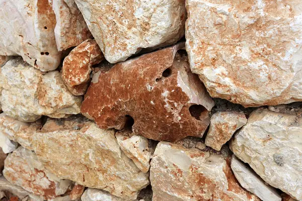 Textura Piedra Rocas Antiguos Edificios Piedra —  Fotos de Stock