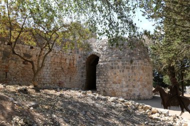 Yehiam eski kale İsrail kuzeyde XIII yüzyılda Haçlılar tarafından inşa edildi 