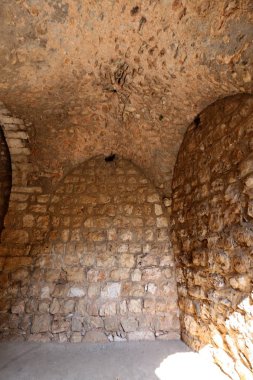 Yehiam eski kale İsrail kuzeyde XIII yüzyılda Haçlılar tarafından inşa edildi 