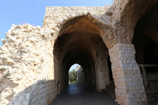 Ancient Fortress Yehiam Built North Israel Crusaders Xiii Century — Stock Photo, Image