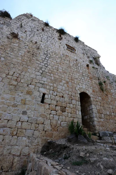 Antiga Fortaleza Yehiam Foi Construída Norte Israel Pelos Cruzados Século — Fotografia de Stock