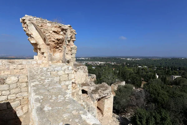 Starożytnej Twierdzy Yehiam Został Zbudowany Północnej Części Izraela Przez Krzyżowców — Zdjęcie stockowe