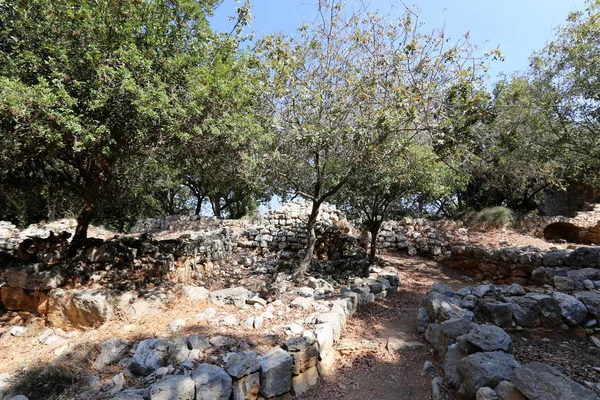 Yehiam eski kale İsrail kuzeyde XIII yüzyılda Haçlılar tarafından inşa edildi 