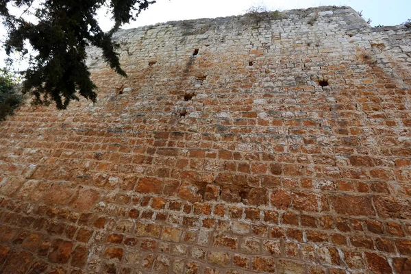 Antica Fortezza Yehiam Costruita Nel Nord Israele Dai Crociati Nel — Foto Stock