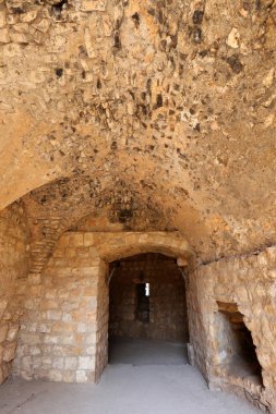 Yehiam eski kale İsrail kuzeyde XIII yüzyılda Haçlılar tarafından inşa edildi 