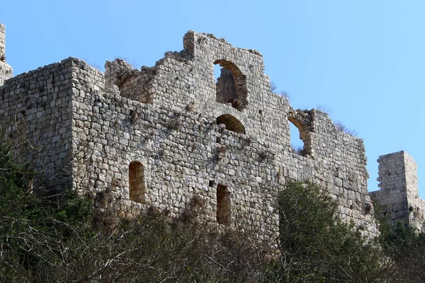 Die Antike Festung Von Yehiam Wurde Von Den Kreuzrittern Xiii — Stockfoto