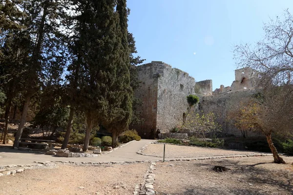 Antigua Fortaleza Yehiam Fue Construida Norte Israel Por Los Cruzados — Foto de Stock