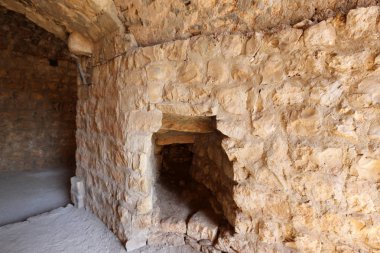 Yehiam eski kale İsrail kuzeyde XIII yüzyılda Haçlılar tarafından inşa edildi 