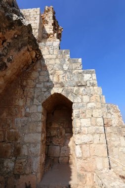 Yehiam eski kale İsrail kuzeyde XIII yüzyılda Haçlılar tarafından inşa edildi 