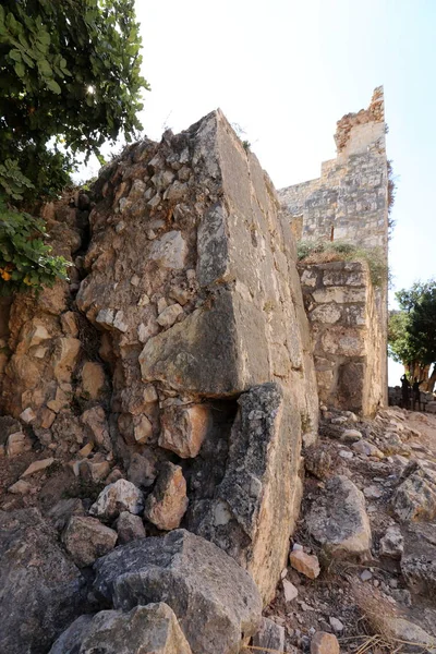 Den Gamla Fästningen Yehiam Byggdes Norden Israel Korsfararna Xiii Talet — Stockfoto