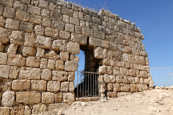 Antigua Fortaleza Yehiam Fue Construida Norte Israel Por Los Cruzados — Foto de Stock