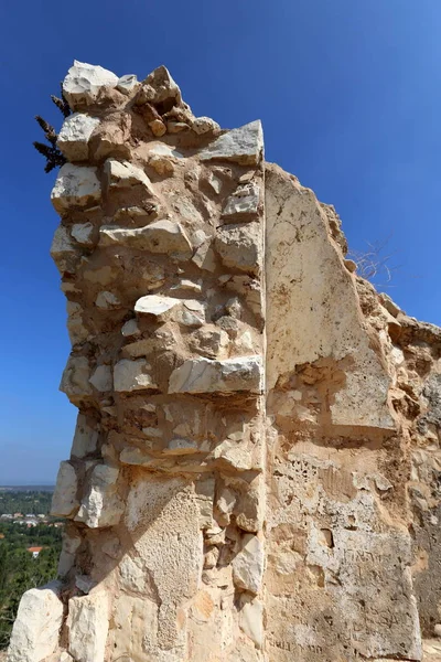 Ancienne Forteresse Yehiam Été Construite Dans Nord Israël Par Les — Photo