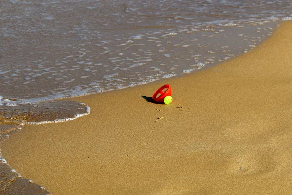 Costa Arenosa Mediterrâneo Norte Israel — Fotografia de Stock