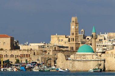 Old City - Acre kale Akdeniz kıyısında 