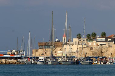 Old City - Acre kale Akdeniz kıyısında 