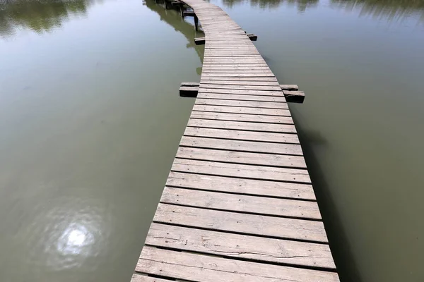 Lagos Reserva Natural Tel Apek Norte Israel — Foto de Stock