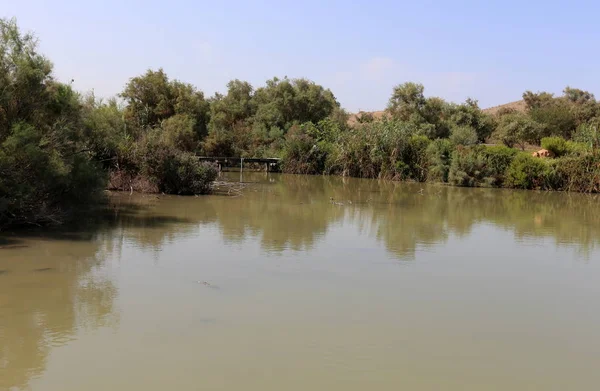 Jezera Přírodě Rezervovat Tel Apek Severu Izraele — Stock fotografie
