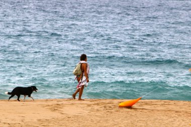 ıssız Kuzey İsrail'in Akdeniz kıyısında 