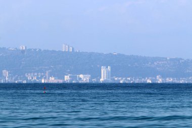 ıssız Kuzey İsrail'in Akdeniz kıyısında 