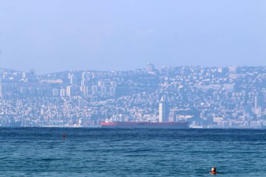 ıssız Kuzey İsrail'in Akdeniz kıyısında 