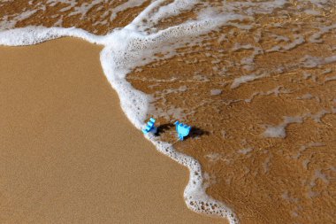 ıssız Kuzey İsrail'in Akdeniz kıyısında 