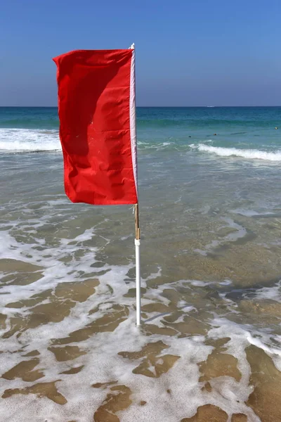 ıssız Kuzey İsrail'in Akdeniz kıyısında 