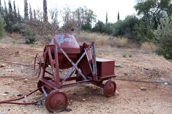 Oude Landbouwmachines Oude Dingen Hulpmiddelen — Stockfoto