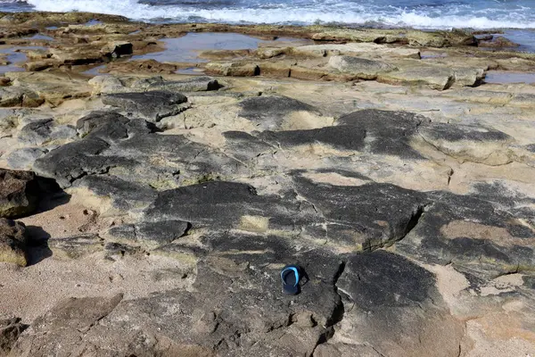 Piedras Encuentran Parque Abierto Orillas Del Mediterráneo — Foto de Stock