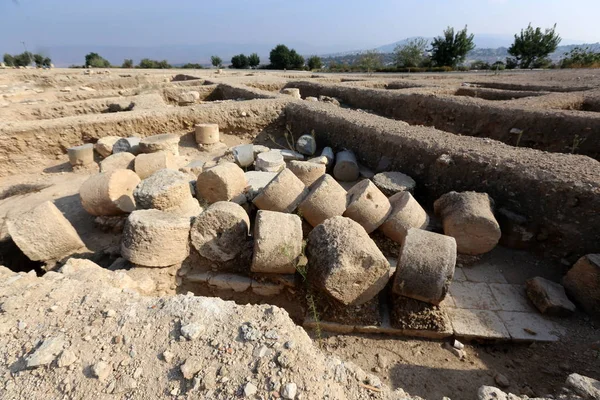 Ruinas Una Ciudad Antigua Tiempos Cruzados Séforis Norte Israel — Foto de Stock