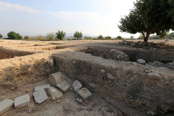 Ruinas Una Ciudad Antigua Tiempos Cruzados Séforis Norte Israel — Foto de Stock